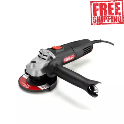 6 Amp Corded Angle Grinder With Handle Adjustable Guard 4-1/2 Inch Grinding • $22.97