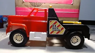 1980 Vintage Processed Plastics  The Hook  Red Tow Truck GMC USA 12  Long • $10.49