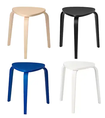 Stool 3 Legs Table Triangular Shaped Seat Bar Stool In 4clrs Dining Stool • £28.73