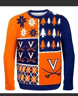 Virginia Cavaliers Ugly Christmas Sweater  Mens Size XL  RARE FOCO • $14.99