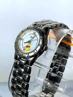 Nice Vintage Disney Winnie The Pooh Watch Ladies Kids Excellent Cond Stainless • $12.95