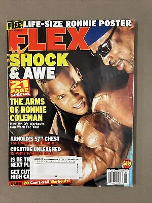 Flex Bodybuilding Muscle Magazine / Mr. Olympia Ronnie Coleman / 08-04 • £12.06