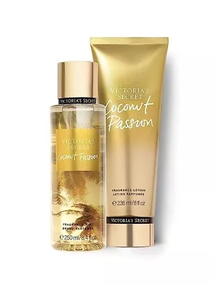 New Victoria's Secret VS Coconut Passion Fragrance Body Mist Lotion Set • $28.99