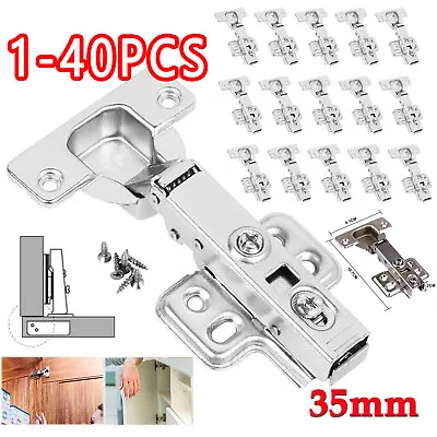 40X Kitchen Units Door Hinges Soft Close Cupboard Wardrobe Hinges Folding Hinge • £9.99