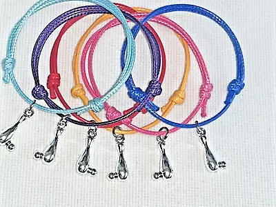 6 BOWLING FRIENDSHIP BRACELETS 10 Pin Bowling PARTY BAG FILLER FAVOURS • £2.89
