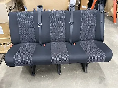 2012-2018 Mercedes Benz Sprinter Van 3-Passenger Black Cloth Rear Bench Seat • $799.99