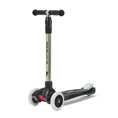 Svolta Mega 3-Wheel Kick Scooter For Kids / Boys / Girls / Unisex - Gold/Black • $98