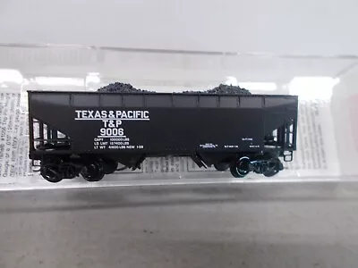 Micro-trains-#55120-texas & Pacific-2-bay Hopper W/ Load #9006-n Scale • $18