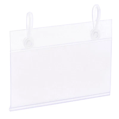 £10.66 • Buy 25pcs 80x55mm Label Holder With Hanging Buckle Sign Display Price Name Card Tag
