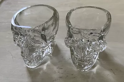 Crystal Head Vodka Skull Shot Glasses Set Of 2 • $10