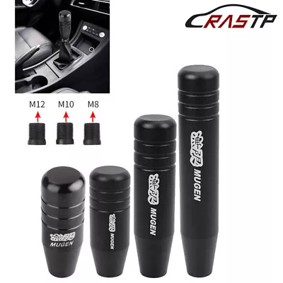 Universal MUGEN Aluminum Black Manual Car Gear Stick Shift Knob Shifter • $15.99