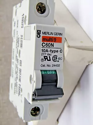 Merlin Gerin C60N-10A 10 Amp Circuit Breaker • $16