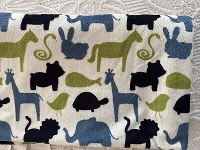 Marlo Lorenz Baby Blanket Throw Whale Turtle Bunny Jason Animal 30 X 38 • $11.51
