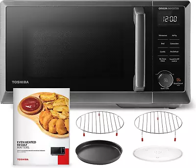 TOSHIBA 6-In-1 Inverter Countertop Microwave Oven Healthy Air Fryer Combo MASTE • $275.49