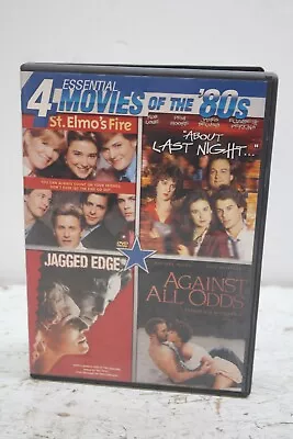 Essential Movies Of The '80s (St. Elmo's Fire About Last Night Jagged Edge Ag • $10.25