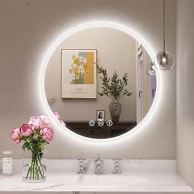 Modern 24'' LED Bathroom Vanity Mirror Dimming Bluetooth For Making Up/ Shaving • $100.99