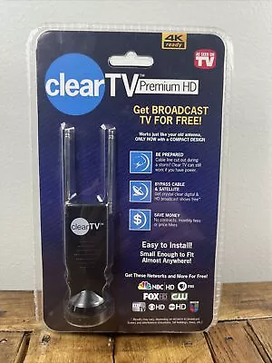 Clear TV Premium Mini 4K Ultra HD TV Antenna As Seen On TV Free Broadcasting New • $11.99