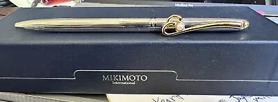 Mikimoto International Ballpoint Pen Monogrammed E With Pearl • $30