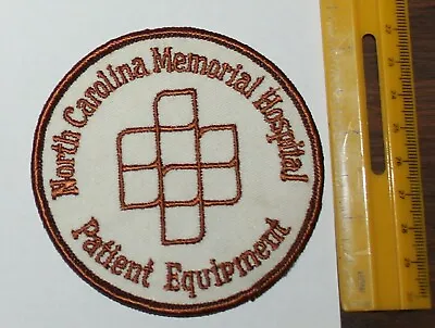 NORTH CAROLINA MEMORIAL HOSPITAL Patient Equipment NC Patch • £5.78