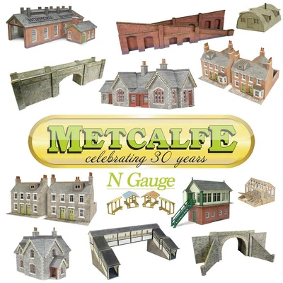 £12.45 • Buy Metcalfe Model Railway Buildings/Walls/Scenics N Gauge Card Kits - FULL RANGE!