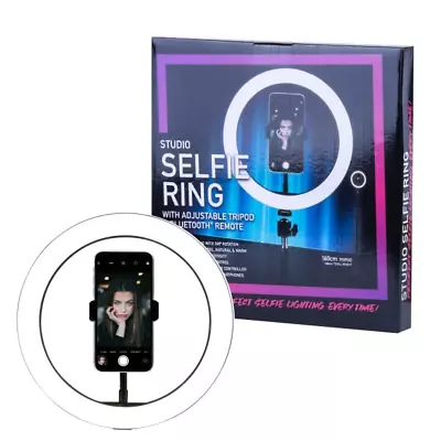 26cm LED Selfie Ring Light With Stand And Phone Holder Circle Lightning • $39.95
