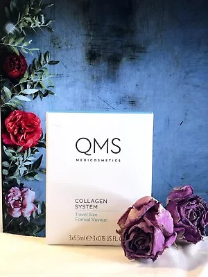 NEW QMS Medicosmetics Collagen System 3 Steps Routine Set Travel Size 3x 5.5ml • £25