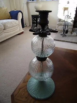 £15 • Buy Marks And Spencer Tall Glass Candle Holder/s 