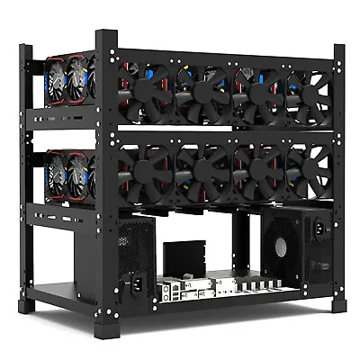 $39.99 • Buy Mining Rig Frame For 12GPU Steel Open Air Miner Case For Mining Cryptocurrencies