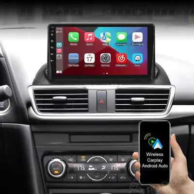 For Mazda 3 2014-2019 Apple Carplay Car Stereo Radio Android 12 GPS WIFI 2G+32G • $169