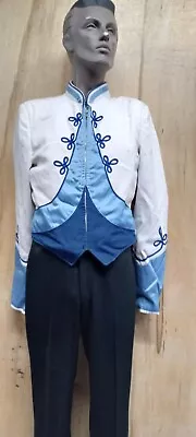 Used Marching Band Uniform Jacket  (size38L/color White And Blue) • $58