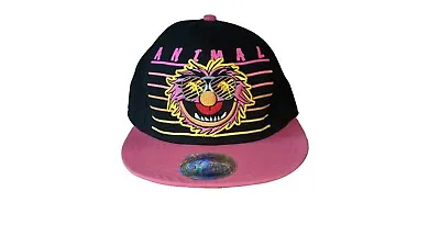 Muppets Disney Animal Snapback Cap Pink - Unisex Adjustable Preowned • $16.90