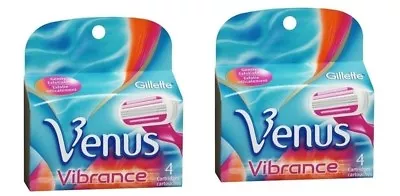 8 Gillette Venus Vibrance Razor Blades Refills Shaver Cartridges Women 2*4 USA • $20.98