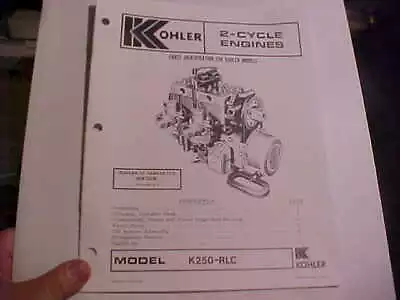 1976  Mercury Sno - Twister  Snowmobile Engine Parts Manual Liquid 250 Hp Motor • $15.95