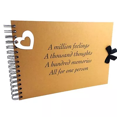 A4 A5 All For One Person Photo Album Birthday Scrap Guest Condolence Book • £7.99