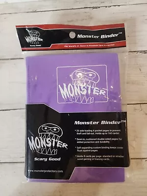 Monster Binder 9 Pocket Card Album Purple MTG PKM YGO *NEW* • $29.90