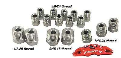 3/16 Brake Line Fitting Kit Stainless Steel Tube Nuts Inverted Flare • $24.75