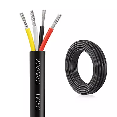 20 AWG 4 Conductor Low Voltage Electric Wire 30FT • $22.88