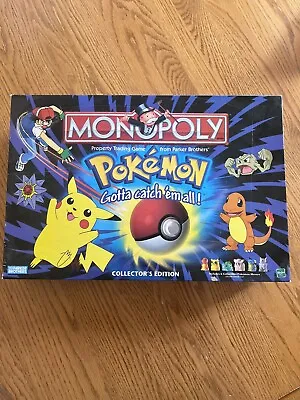 Hasbro Pokemon Collector's Edition Monopoly Board Game - 41357 USED • $34.99