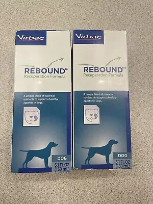 2 Boxes Virbac Rebound Recuperation Formula For Dog 5.1 Fl Oz. Exp. 08/25 • $20.99