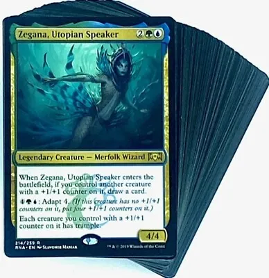 ***Custom Commander Deck*** Zegana - Merfolk Updated - EDH MTG Magic Cards • $52.11