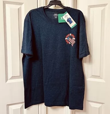 IZOD Men's Saltwater Americana Lifegaurd Stand Graphic T-Shirt  Size-XL • $13.21