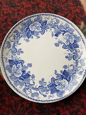 Antique VTG Royal Bonn Serving Plate~Franz Anton Mehlem Bonn~Germany~BLUE FLORAL • £13.95