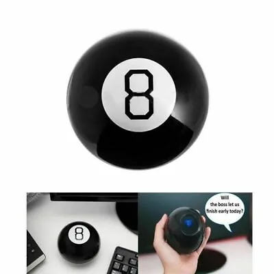 Retro Magic Mystic 8 Ball Decision Making Fortune Telling Cool Toy Gift Eight A4 • £13.64