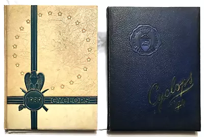 1939 & 1940 CYCLOPS -North Georgia College Yearbook Lot Of 2 Orig'l Dahlonega GA • $40