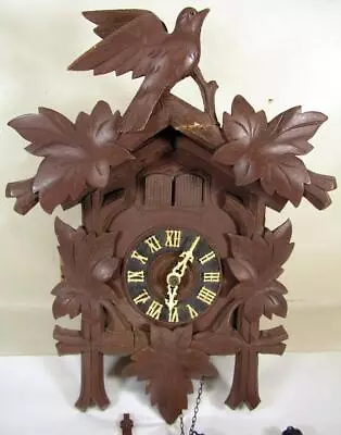 Vintage German Willy Neef  Cuckoo Clock With Music Box For Parts Or Restoration • $19.95
