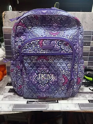 Vera Bradley JKMc Purple Paisley Backpack Large • $30