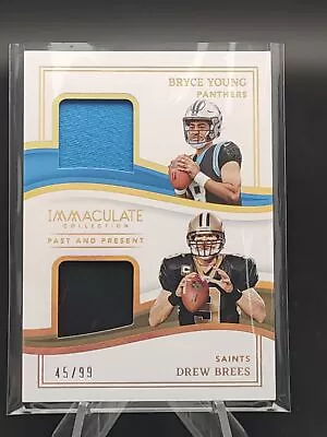 2023 Panini Immaculate Collection Young Brees Past And Present Patch /99 [LBD1 • $11