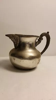 Silver Quadruple Plated Creamer Rodgers Special  H.W. L. 155 Small Dent • $12