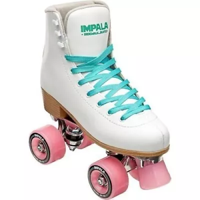 Size-8/impala Indoor/outdoor Quad Roller Skate/white • $69