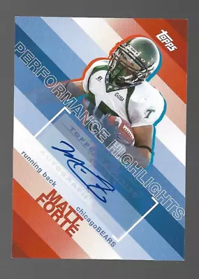 2008 Topps Performance Highlights Matt Forte Rookie  Auto • $12